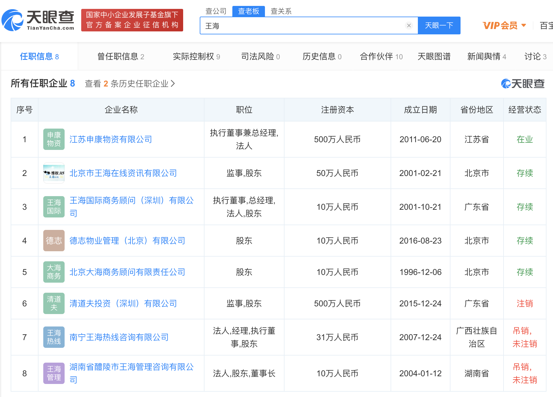 职业打假人王海公司涉嫌严重违法 刚曝光了罗永浩造假、辛巴燕窝...